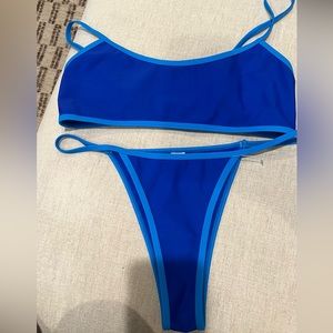 Superdown blue, two-piece bikini